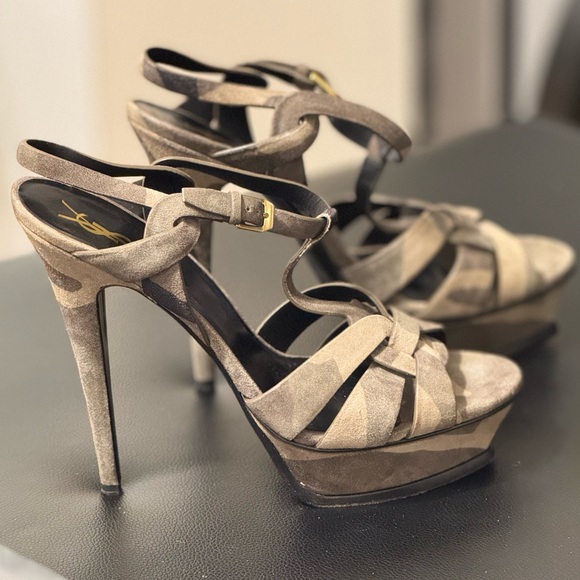 YSL Tribute Sandals (Preloved) - Picture 4 of 14